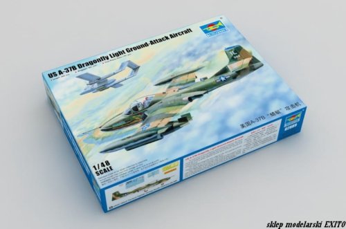 Przejdź do produktu TRUMPETER 02889 - 1:48 US A-37B Dragonfly Light Ground Attack Aircraft