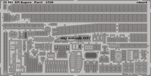 Przejdź do produktu EDUARD 53161 - 1:350 IJN Kagero pt.1