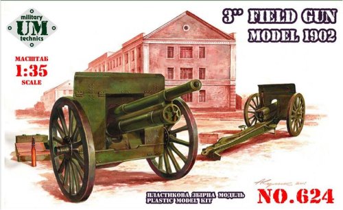 Przejdź do produktu UNIMODELS UM-MT 624 - 1:35 3" Field Gun model 1902
