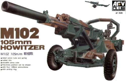 Przejdź do produktu AFV CLUB 35006 - 1:35 M102 105 mm Howitzer