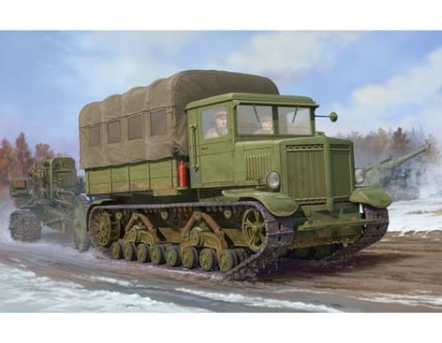 Przejdź do produktu TRUMPETER 01573 - 1:35 Voroshilovets Tractor