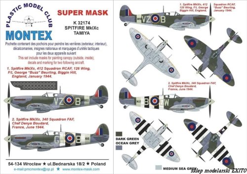 Przejdź do produktu MONTEX K32174 - 1:32 Spitfire Mk.IX