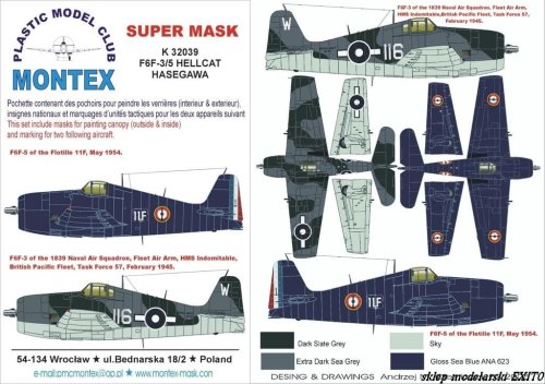 Przejdź do produktu MONTEX K32039 - 1:32 F6F-3/5 Hellcat