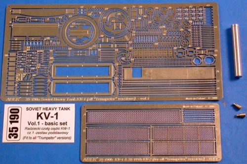 Przejdź do produktu ABER 35190 - 1:35 Soviet Heavy Tank KV-1 vol.1 basic set