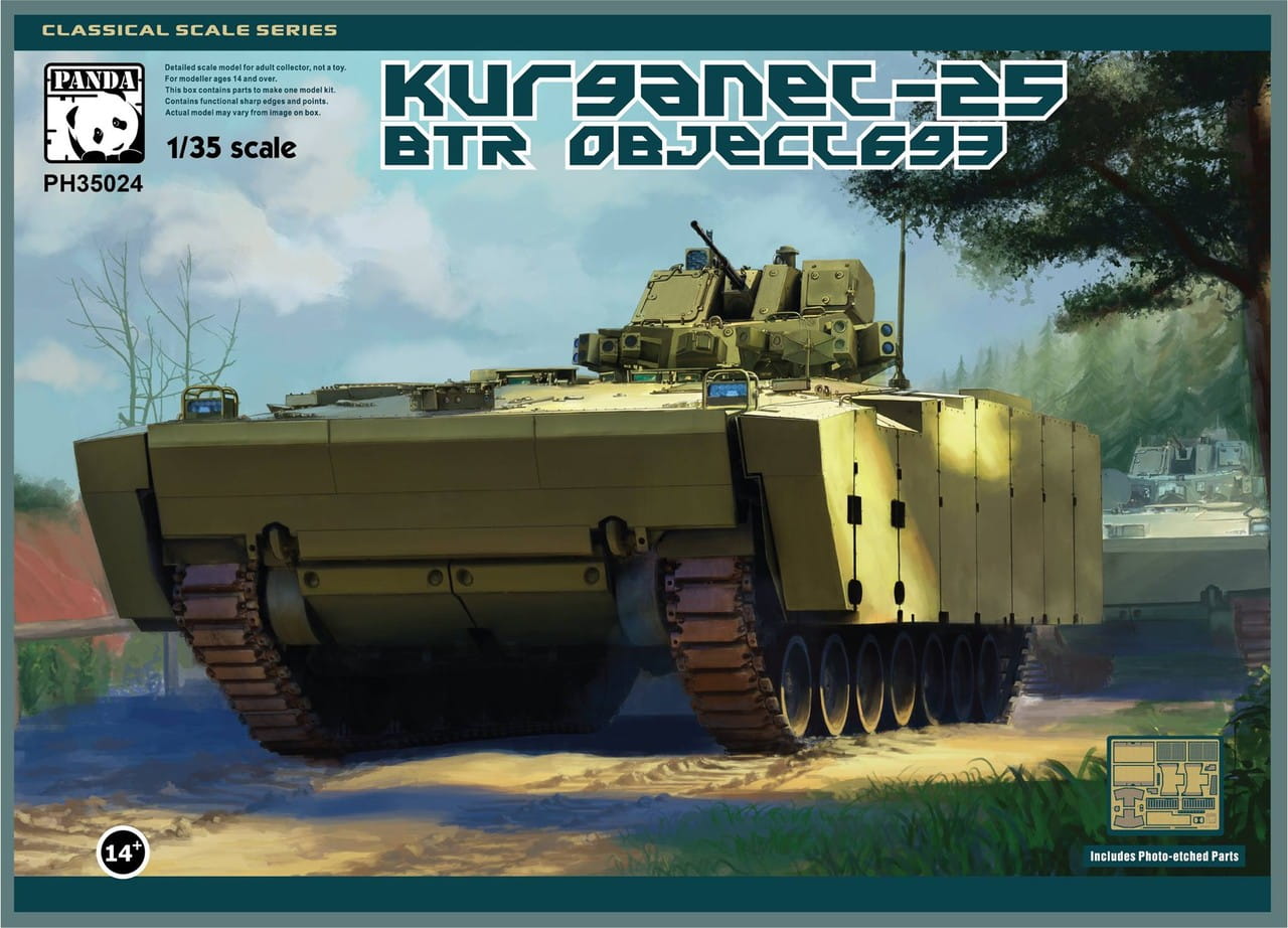 Przejdź do produktu PANDA 35024 - 1:35 BTR Object 693 Kurganets-25