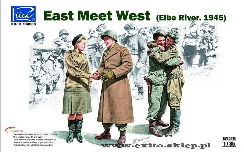 Przejdź do produktu RIICH MODELS 35014 - 1:35 East meet West (Elbe River 1945)