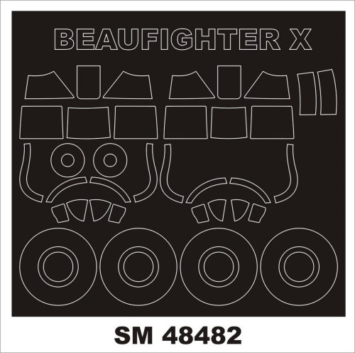 Przejdź do produktu MONTEX SM48482 - 1:48 Beaufighter TF.X