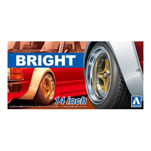 Przejdź do produktu AOSHIMA 05470 - 1:24 Felgi + Opony Bright 14 inch
