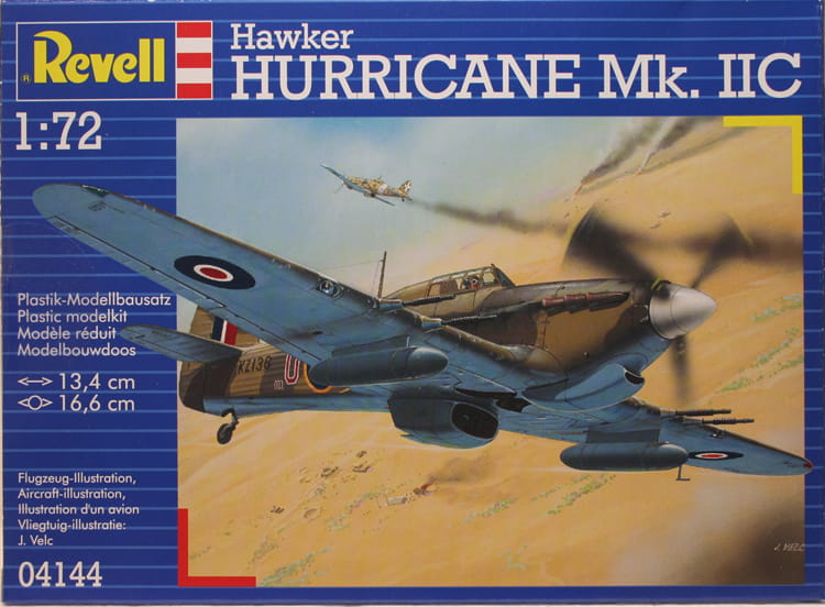 Przejdź do produktu REVELL 04144 - 1:72 Hawker Hurricane Mk IIC
