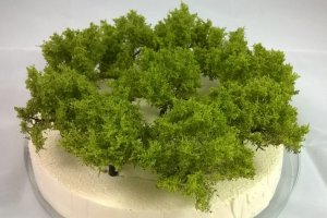 FREON KRJ - Krzaki jasnozielone 10 szt - wysokość około 4,5 cm