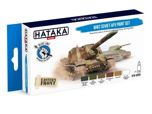 Przejdź do produktu HATAKA BS95 - Zestaw farb WW2 Soviet AFV