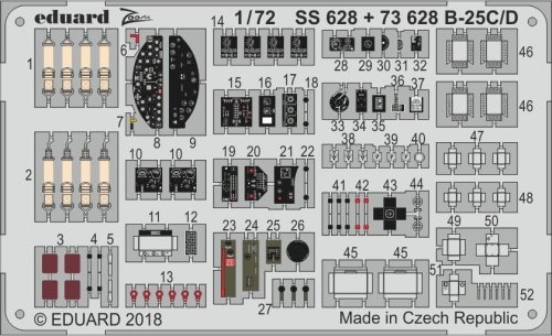 Przejdź do produktu EDUARD SS628 - 1:72 B-25C/D