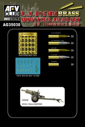 Przejdź do produktu AFV CLUB AG 35030 - 1:35 U.S. 105mm Howitzer Ammo Set