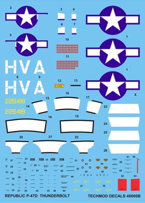 Przejdź do produktu TECHMOD 48006 - 1:48 Republic P-47D Thunderbolt