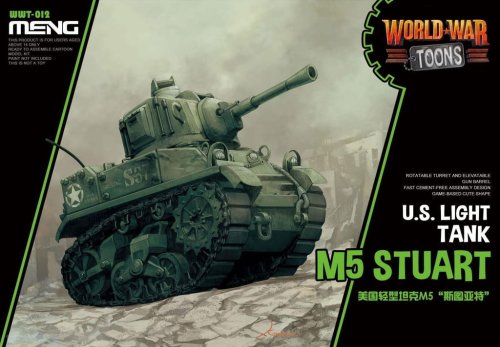 Przejdź do produktu MENG MODEL WWT012 - US Light Tank M5 Stuart