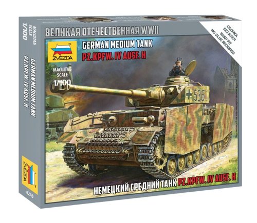 Przejdź do produktu ZVEZDA 6240 - 1:100 Pz.Kpfw. IV Ausf.H German Medium Tank