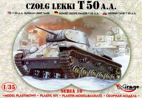 Przejdź do produktu MIRAGE 351006 - 1:35 T-50 AA Russian Light Tank