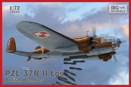 Przejdź do produktu IBG 72515 - 1:72 PZL 37 B II Łoś model polskiego samolotu bombowego