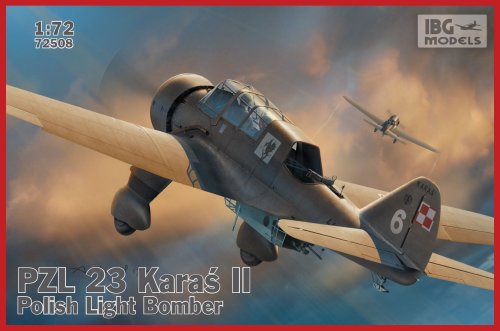 Przejdź do produktu IBG 72508 - 1:72 PZL 23 Karaś II - Polish Light Bomber