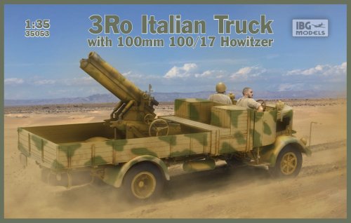 Przejdź do produktu IBG 35053 - 1:35 3Ro Italian Truck with 100mm 100/17 Howitzer