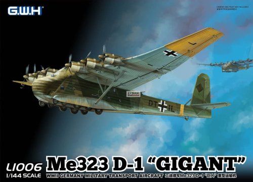 Przejdź do produktu GREAT WALL HOBBY 1006 - 1:144 Me 323 D-1 Gigant