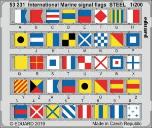 EDUARD 53231 - 1:200 International Marine signal flags - Steel