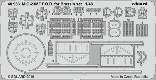 Przejdź do produktu EDUARD 48983 - 1:48 MiG-23MF F.O.D. for Brassin set