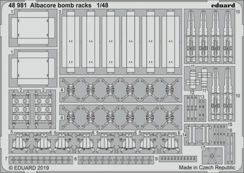 Przejdź do produktu EDUARD 48981 - 1:48 Albacore bomb racks