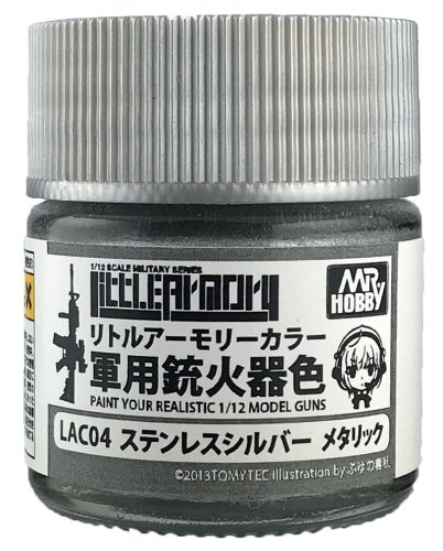 Przejdź do produktu Mr.Hobby LAC04 - Farba Stainless Silver 10 ml