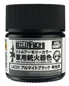 Mr.Hobby LAC01 - Farba Alumite Black 10 ml