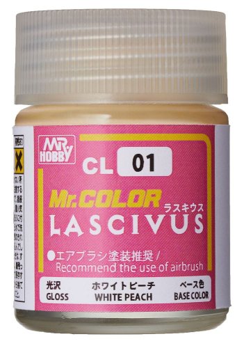 Przejdź do produktu Mr.Hobby CL01 - Farba Lascivus White Peach 18 ml