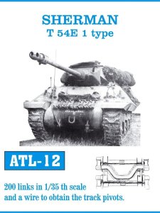 Friulmodel ATL-012 - 1:35 Metalowe gąsienice Sherman typ T54E1