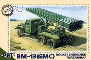 PST 72042 - 1:72 BM-13 Rocket Launcher Katjusha (on the base of GMC)