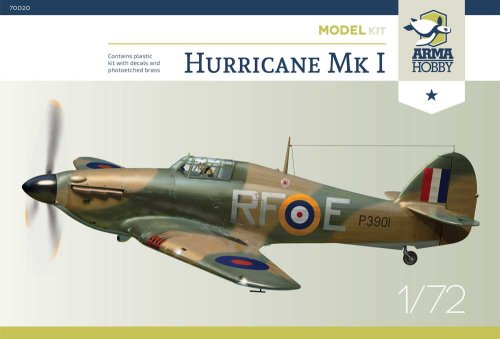 Przejdź do produktu ARMA HOBBY 70020 - 1:72 Hurricane Mk I - Model Kit