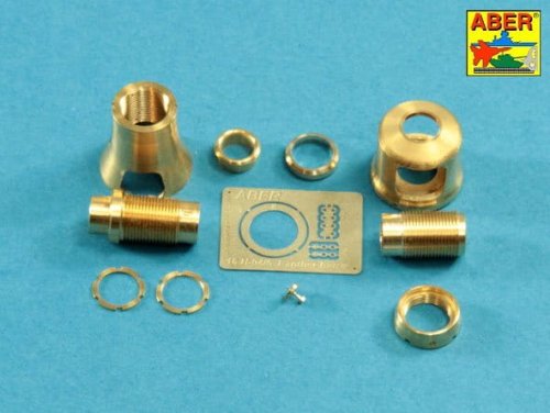 Przejdź do produktu ABER 16L15 - 1:16 Muzzle brake for German 7,5cm barrel used on Panther Ausf.G