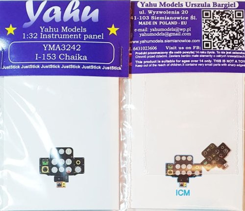 Przejdź do produktu YAHU YMA3242 - 1:32 I-153 Chaika tablica przyrządów
