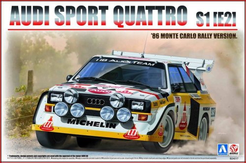 Przejdź do produktu BEEMAX B24017 - 1:24 Audi Sport Quattro S1(E2) 86 Monte Carlo Rally Version