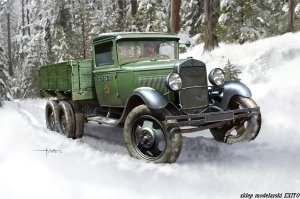 HOBBY BOSS 83837 - 1:35 Soviet GAZ-AAA Cargo Truck