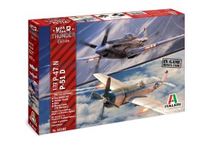 ITALERI 35102 - 1:72 War Thunder - P-47N Thunderbolt / P-51D Mustang