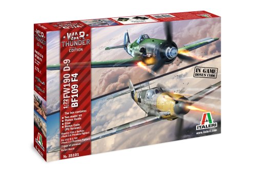 Przejdź do produktu ITALERI 35101 - 1:72 War Thunder - Messerschmitt Bf 109 / Focke Wulf Fw-190 D9