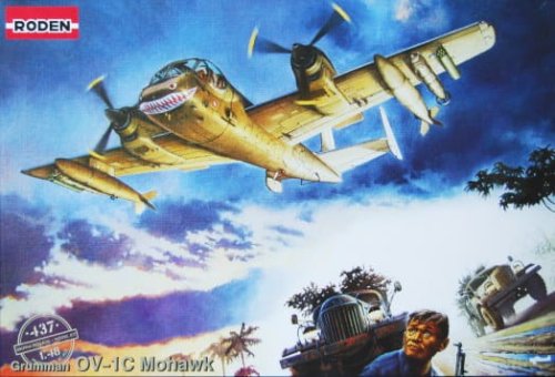 Przejdź do produktu RODEN 437 - 1:48 OV-1C Mohawk