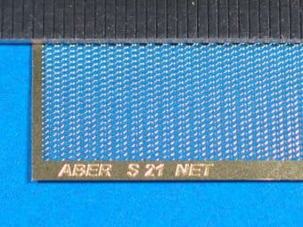 Przejdź do produktu ABER S21  - Net with interlaced mesh 0,6 x 1,5 mm - 75 x 42mm
