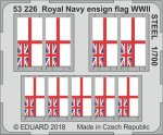 EDUARD 53226 - 1:700 Royal Navy ensign flag WWII - Steel