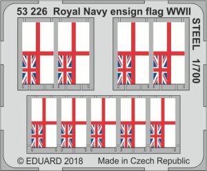 EDUARD 53226 - 1:700 Royal Navy ensign flag WWII - Steel