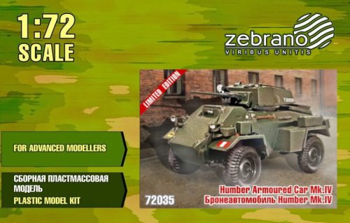 Przejdź do produktu ZEBRANO 72035 - 1:72 Humber Armored Car Mk.IV