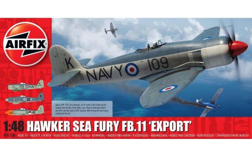 Przejdź do produktu AIRFIX 06106 - 1:48 Hawker Sea Fury FB.11 Export Edition