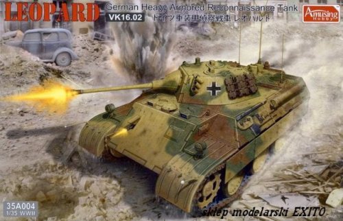 Przejdź do produktu AMUSING HOBBY 35A004 - 1:35 VK16.02 Lepoard - German Reconaissance Tank