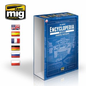 AMMO MIG 6199E - Twarda obwoluta do kompletu 6 tomów Encyklopedii Technik Modelarskich Pojazdy Pancerne