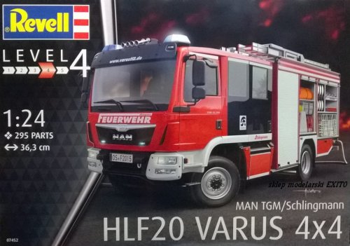 Przejdź do produktu REVELL 07452 - 1:24 Schlingmann HLF 20 ( MAN TGM Euro 6 )