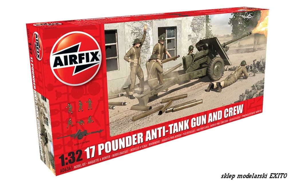 Przejdź do produktu AIRFIX 06361 - 1:32 17 Pounder Anti-Tank Gun and Crew
